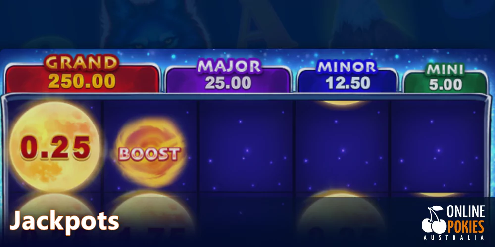 Jackpots in Black Wolf pokie for Aussies