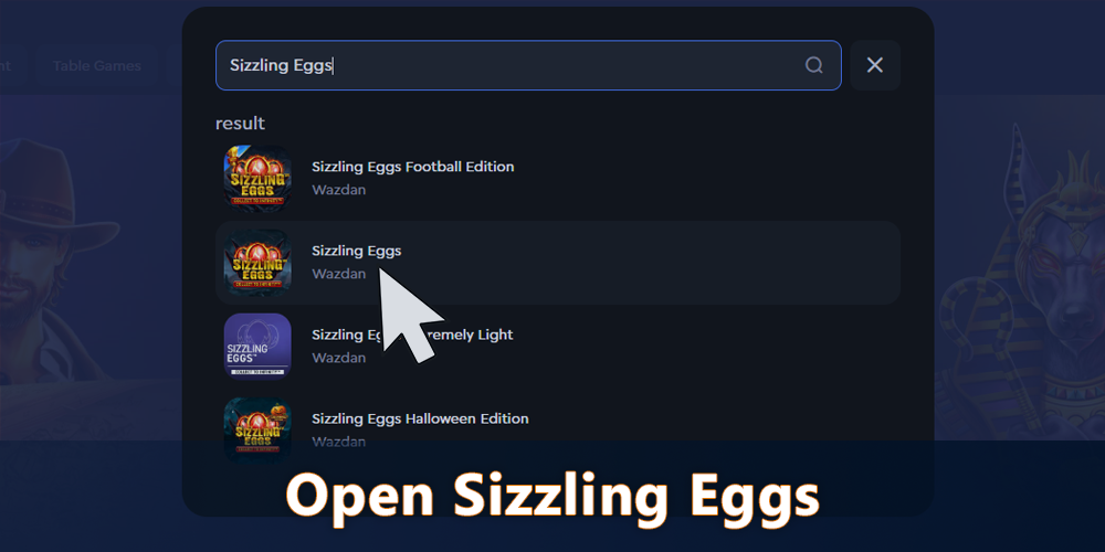 Open the Sizzling Eggs Pokie