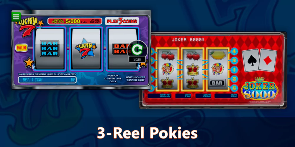 A 3 reel type of online pokies