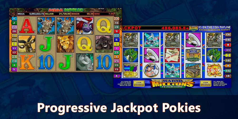 Online Pokies with progressive jackpot