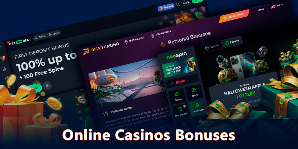 Bonuses in online casinos for real money pokies